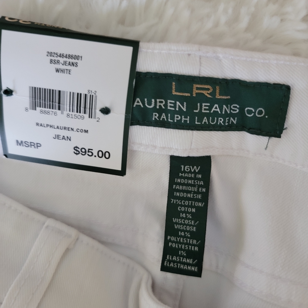 Ralph Lauren Women's White Jeans